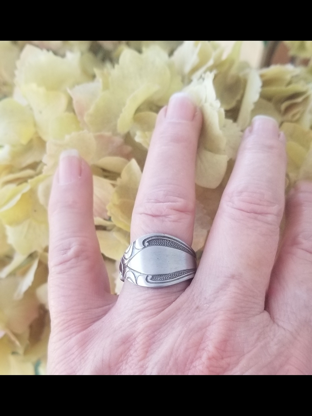 Stainless Steel Spoon Ring Size 9